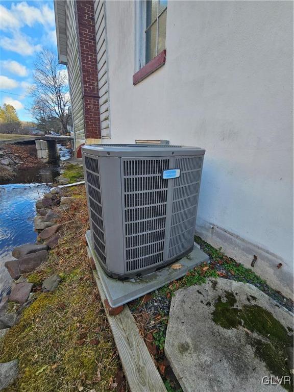 exterior details with central AC unit