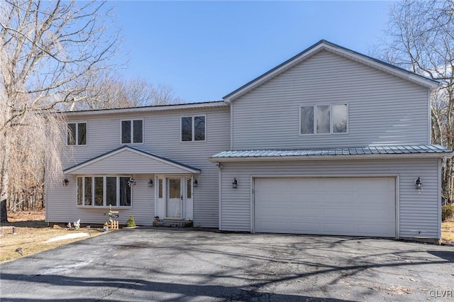 front facade featuring a garage