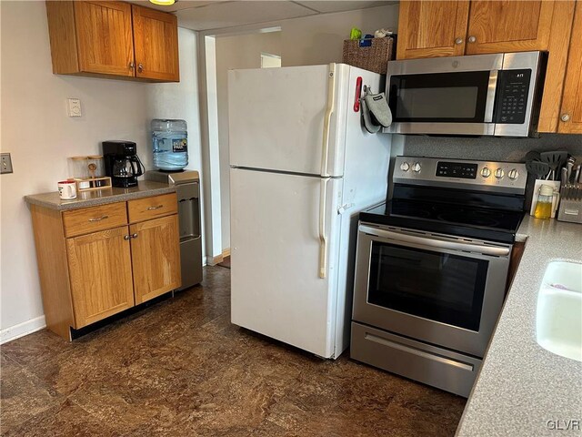 kitchen featuring appliances with stainless steel finishes