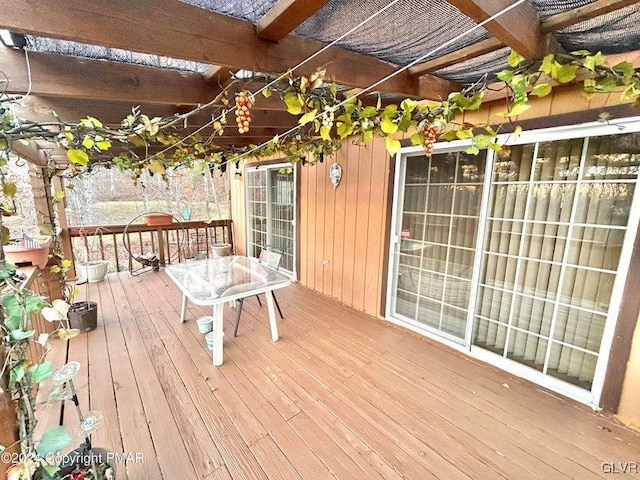 view of deck