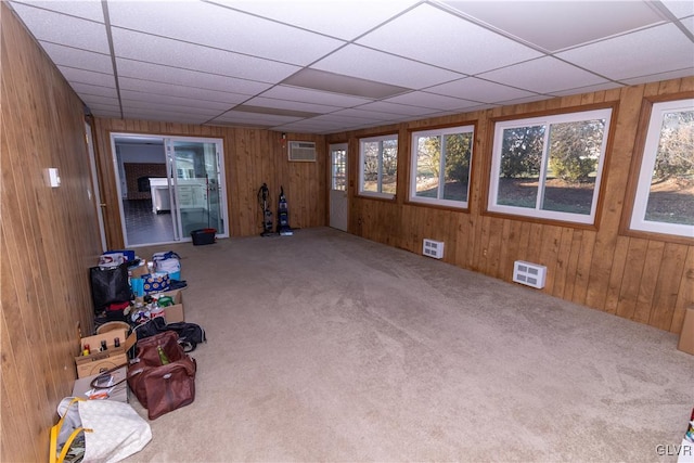 interior space with a wall unit AC