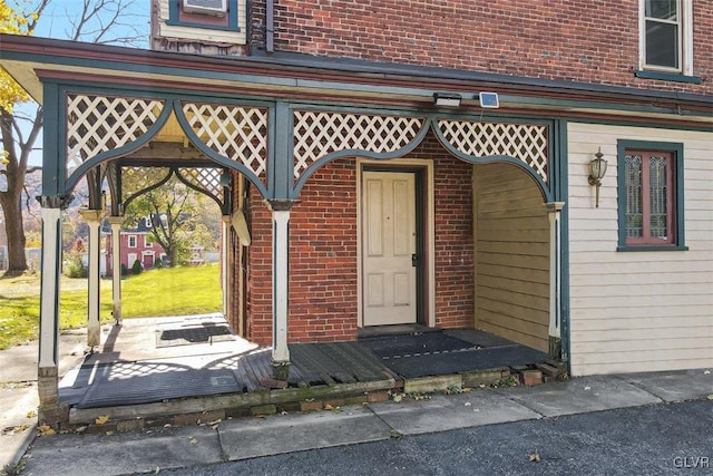 view of entrance to property