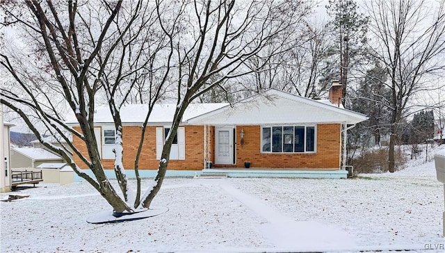 view of front of home