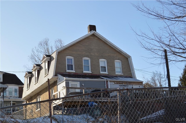 view of front of home