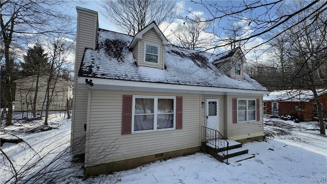 view of cape cod house