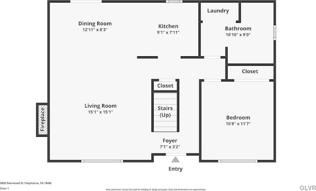 9860 Deerwood Dr, Coolbaugh Twp, PA 18466 - view of home floor plan