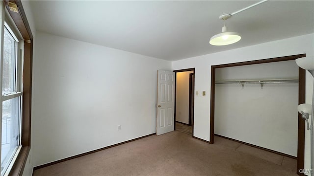 9860 Deerwood Dr, Coolbaugh Twp, PA 18466 - unfurnished bedroom with carpet flooring and a closet