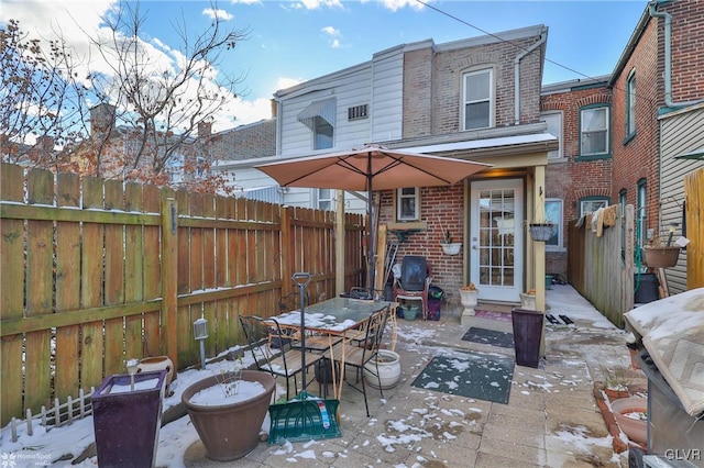 exterior space featuring a patio