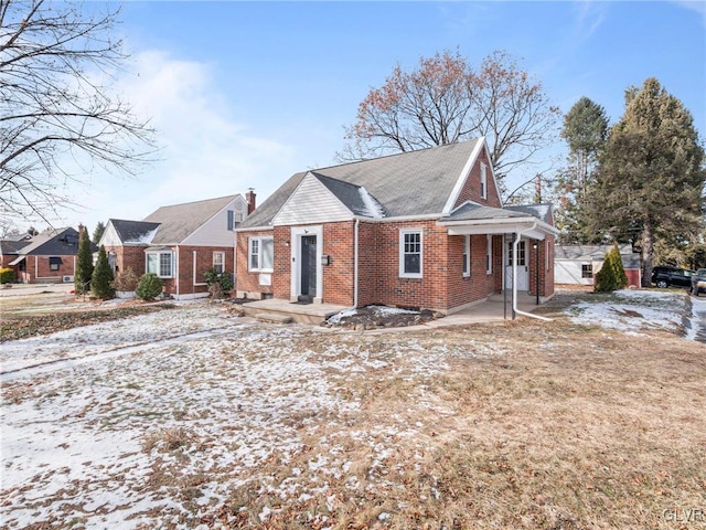 view of front of property