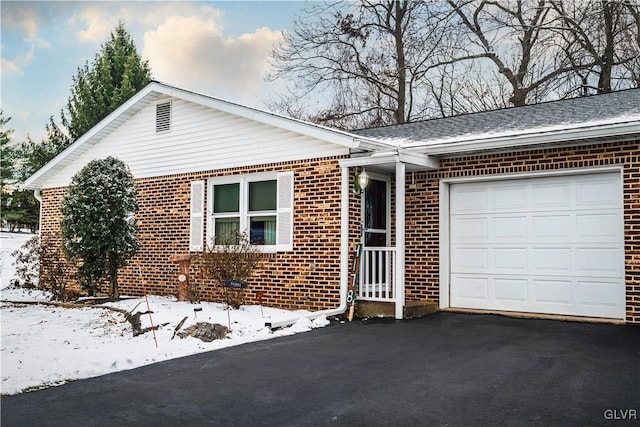 ranch-style house with a garage