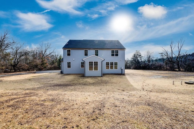 view of back of property