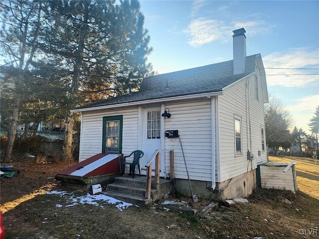 view of bungalow-style home