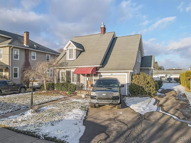 view of cape cod home