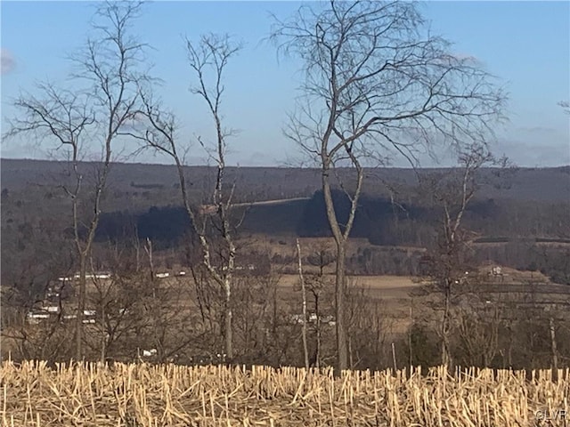 mountain view with a rural view