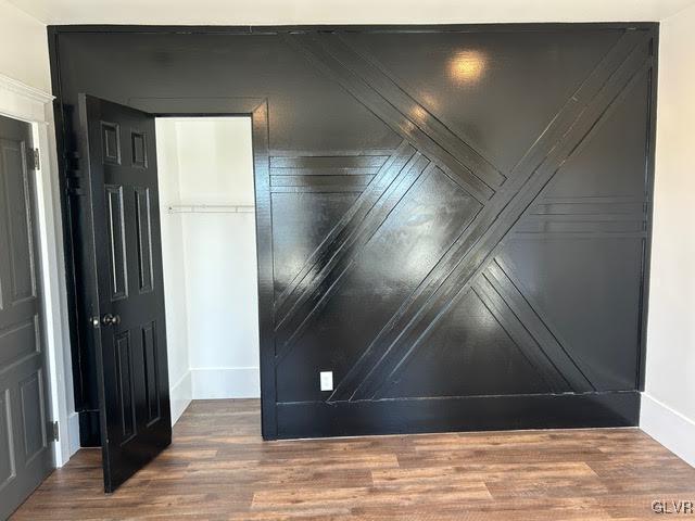 interior space featuring wood finished floors