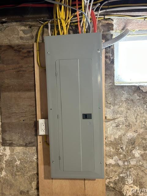 utility room with electric panel