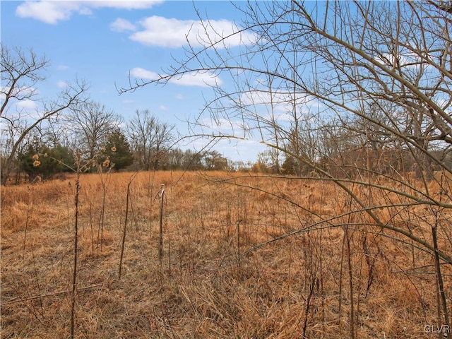 view of landscape featuring a rural view