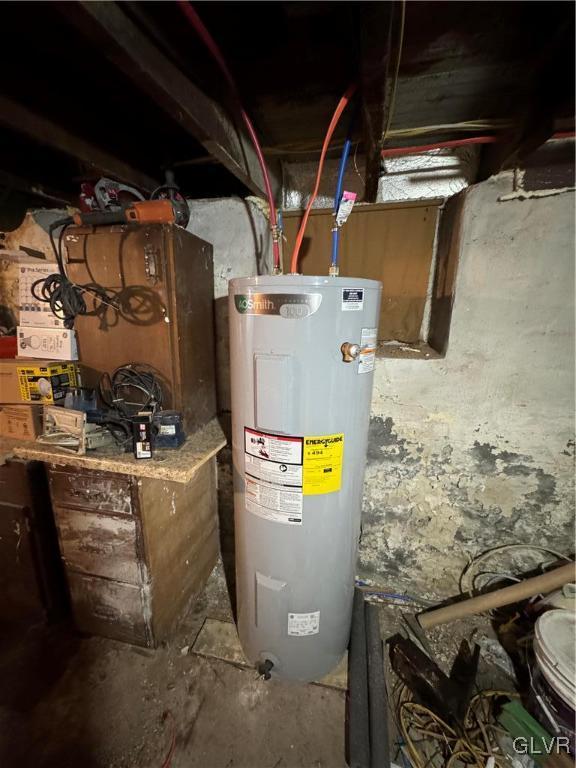 utilities featuring electric water heater