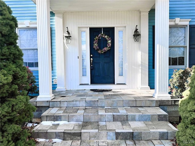 view of entrance to property