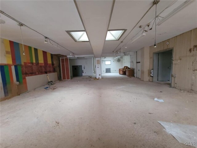 view of basement