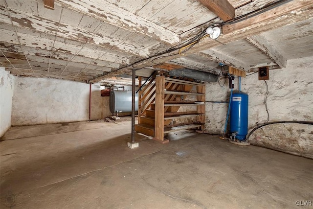 view of basement