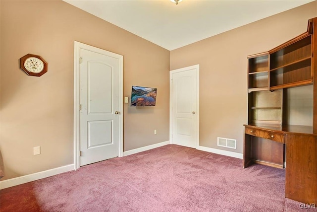 unfurnished bedroom with carpet