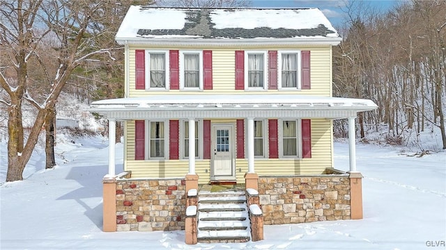 view of front of home