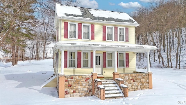 view of front of home