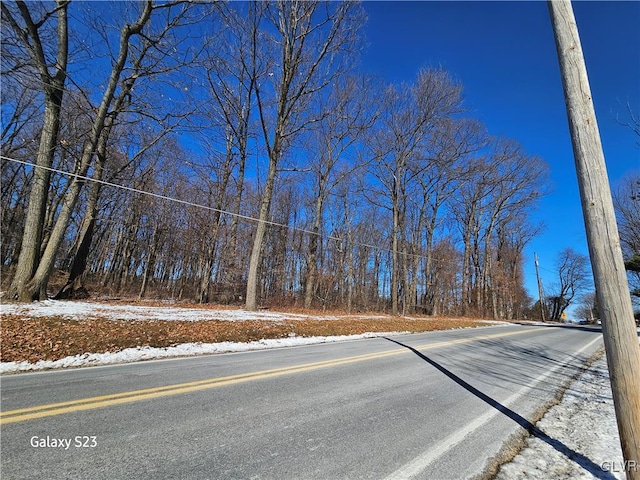 view of road