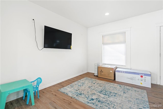 interior space featuring hardwood / wood-style floors