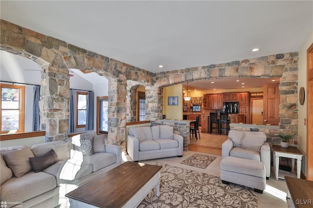 view of living room