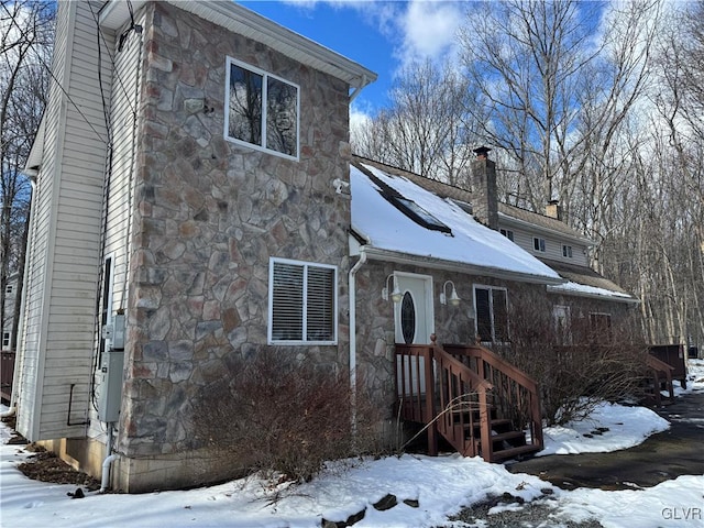 view of front of property