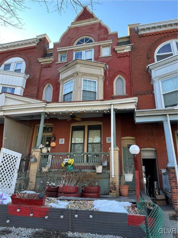 exterior space with a porch