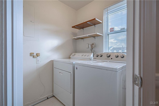 laundry room featuring washing machine and dryer