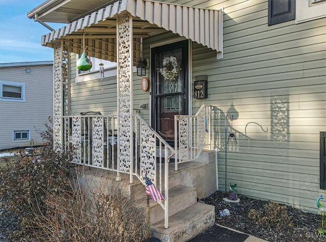 view of property entrance