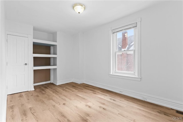 interior space featuring light hardwood / wood-style flooring