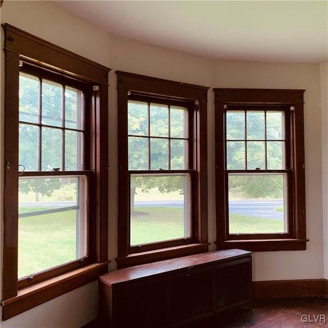 interior space featuring plenty of natural light