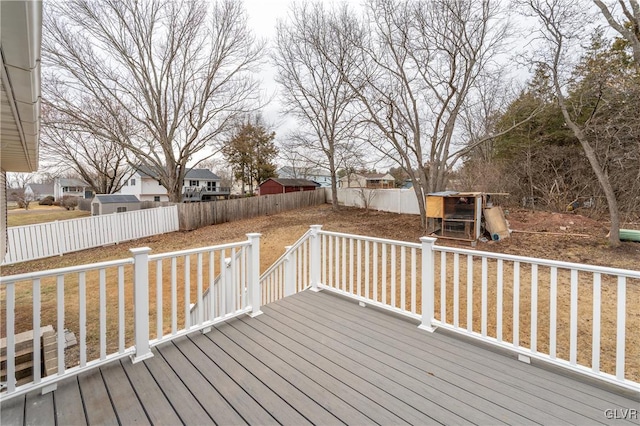 deck featuring a playground