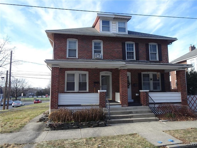 view of front of house with a porch