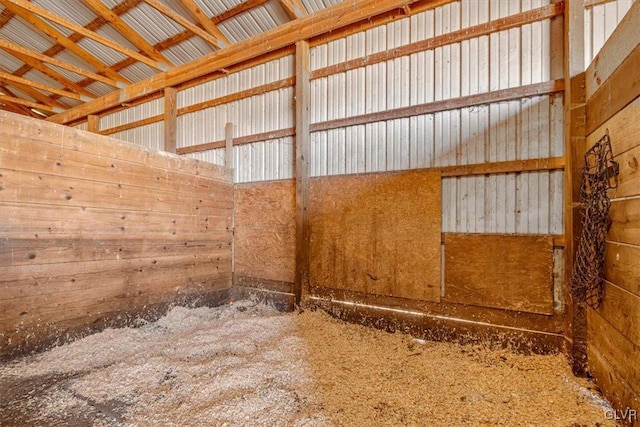 view of horse barn