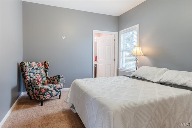 bedroom featuring carpet floors