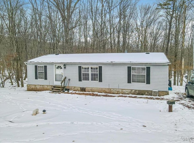 view of manufactured / mobile home