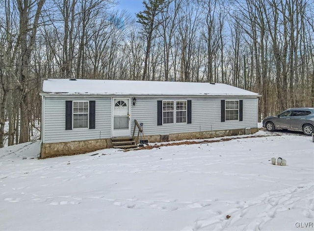 view of manufactured / mobile home