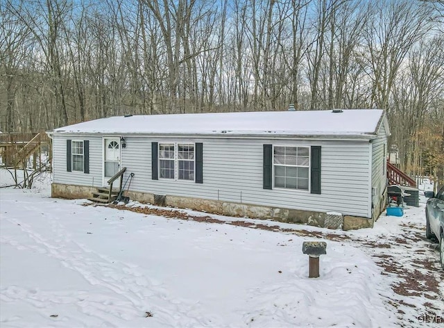 view of manufactured / mobile home