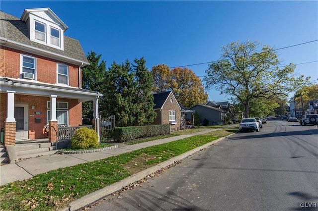 view of front of home featuring a porch