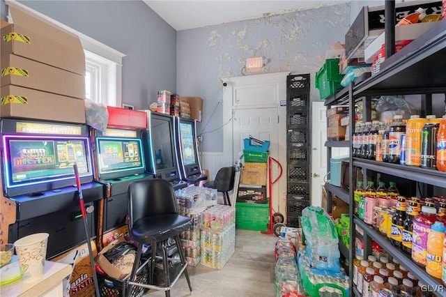 view of storage room