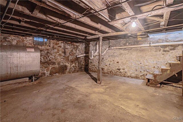 view of basement