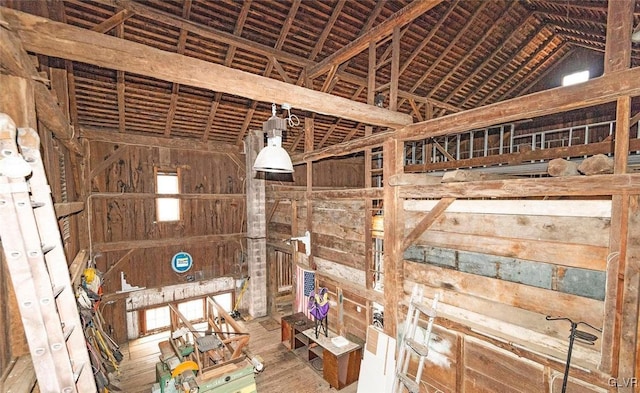 view of stable