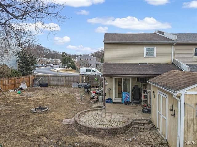 back of house featuring a patio