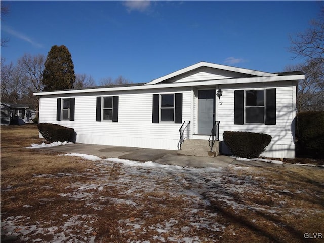 view of manufactured / mobile home